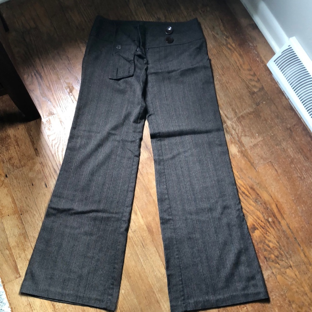 Stylish Brown Wide-Leg Pants